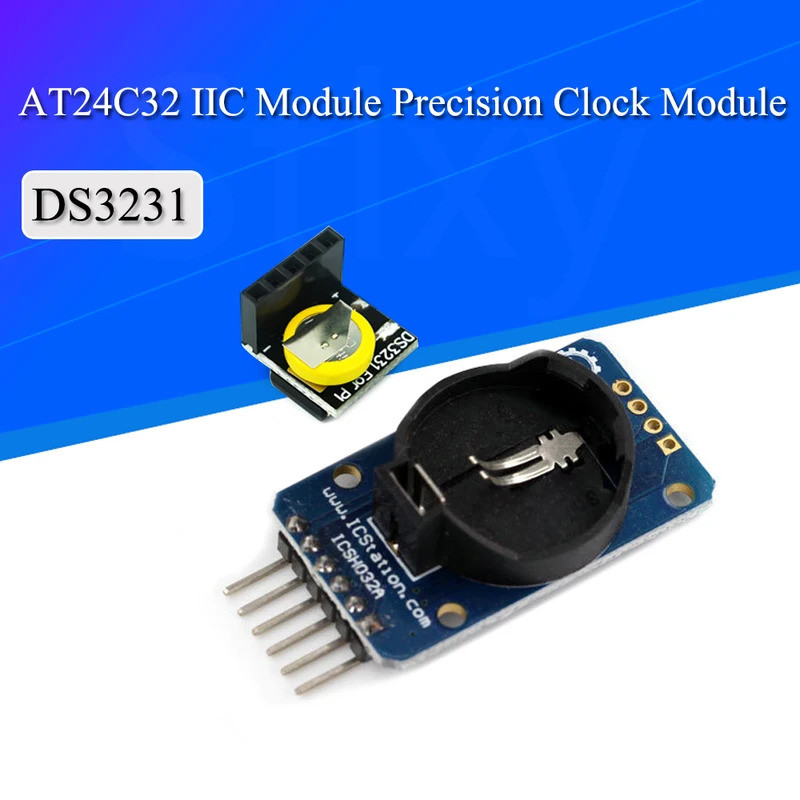 DS3231 AT24C32 Mô-đun IIC Mô-đun đồng hồ chính xác DS3231SN Mô-đun bộ nhớ DS3231 mô-đun mini Thời gi