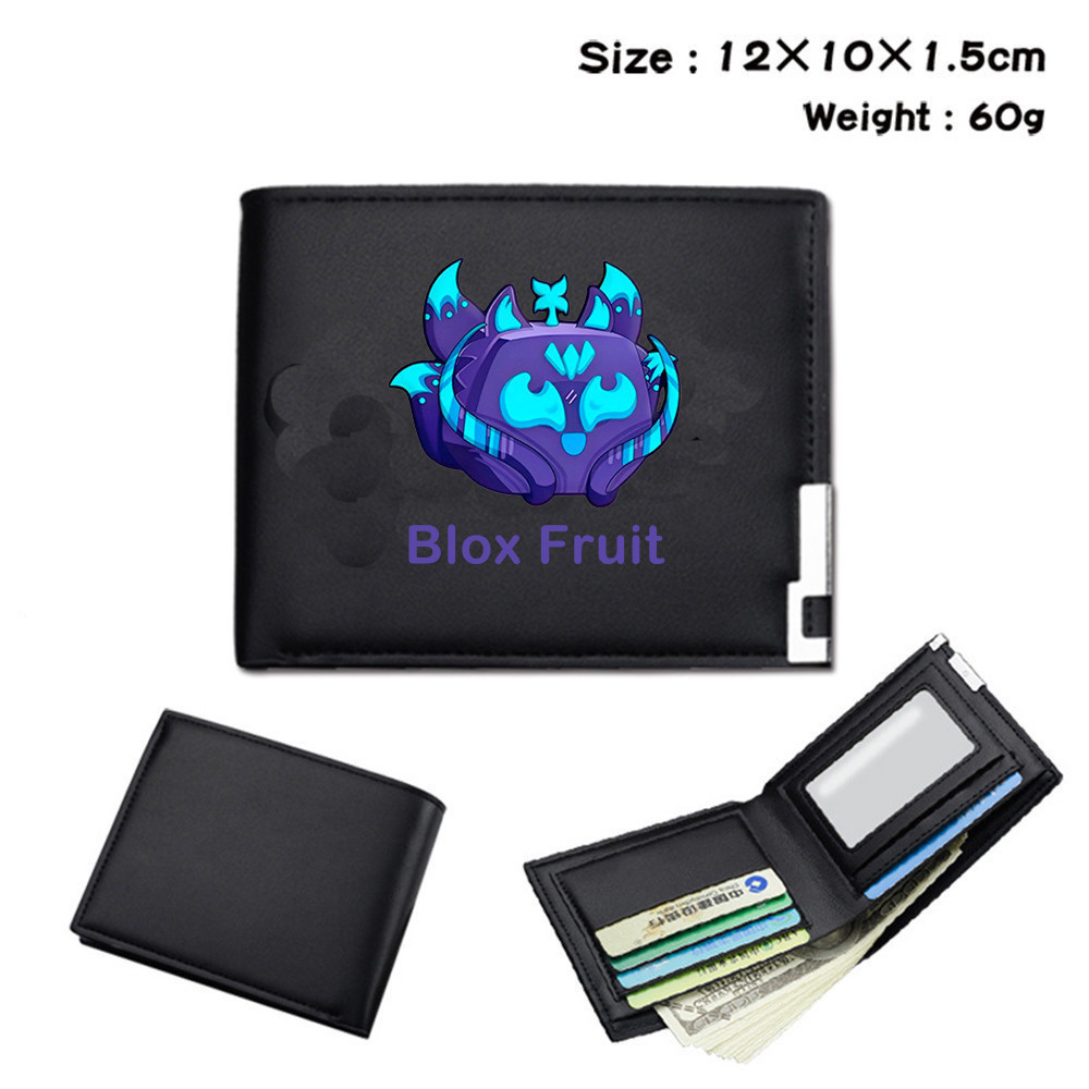 Kitsune Fruit Blox Fruit Two Fold Wallet Card Holder One Piece Ví Nam Nữ Ví