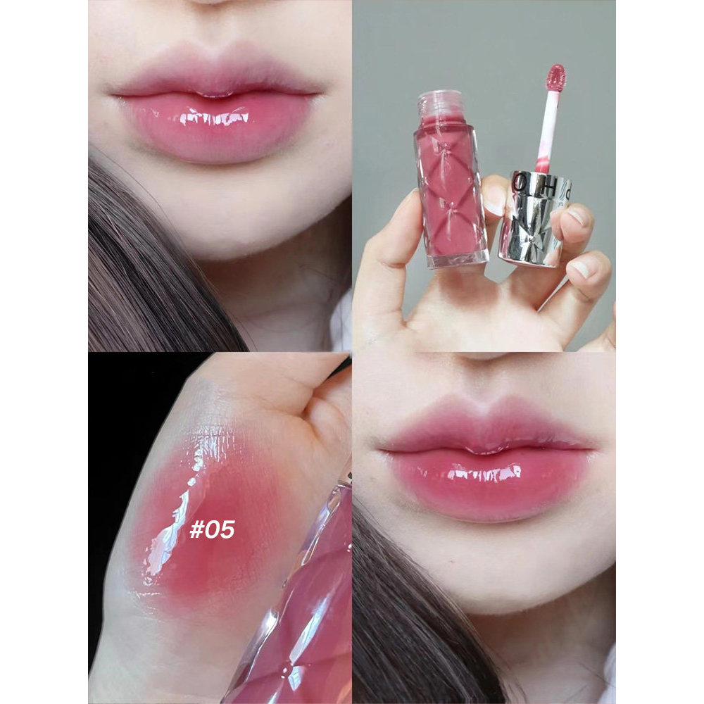 🔥mirror glass water light Không Dính Tóc Hàng sẵn có Sephora Sephora Lip Gloss 02 / 05 / 07 / 01 Plu
