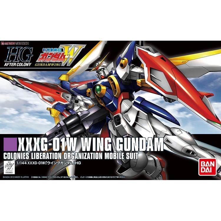 Mô hình Gundam HG XXXG-01W Wing Gundam Bandai 4573102577504