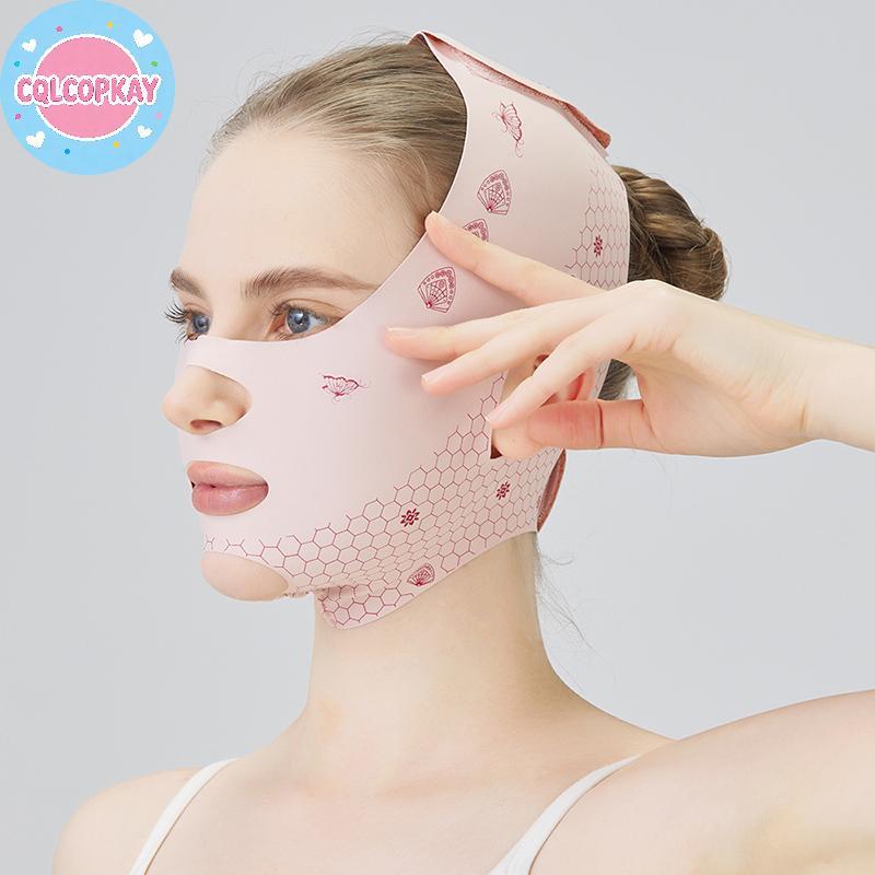 BigBabyHouse Băng đai nâng cơ mặt Double-de V Line, dây đeo giảm mỡ cằm, dụng cụ tạo mặt V-line