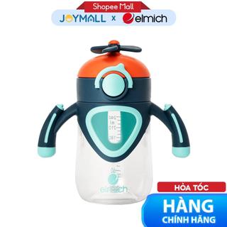 Bình Tập Uống Nước Trẻ Em Elmich Babycare EL8369 240ml, Hàng Chính Hãng, Nhựa Tritan An Toàn-JoyMall