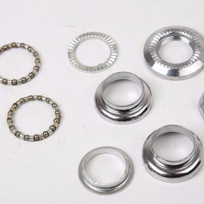 Xe Điện Xe Đạp Điện Xe Tay Ga Điện Trước Dĩa Bánh Bát Thép Bóng Năm Mảnh Bát Ẩn Bát Đường Kính Biến 