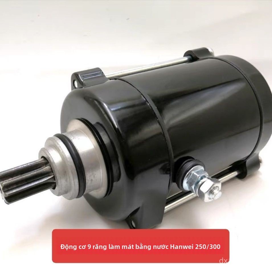 Củ đề 9 răng cốt lớn xe ba gác Zongshen Hanwei 250 300cc mô tơ khởi động động cơ trục khủy chính hãn