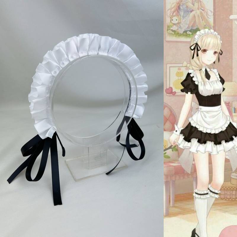 Handmade Lolita Headband Maid Headdress Cosplay Handmade Lolita Headband Maid Headdress Cosplay VhMt