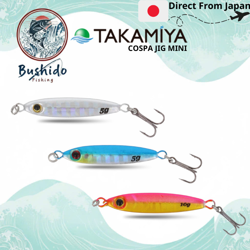 TAKAMIYA Cospa Jig Mini / - Pink Gold, Blue Silver, Holographic Silver