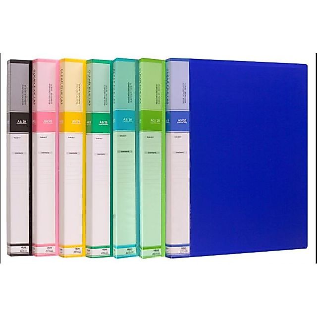 File Đựng Tài Liệu A3/ A4 , CLEAR FILE A3 /A4 Loại 20 Lá