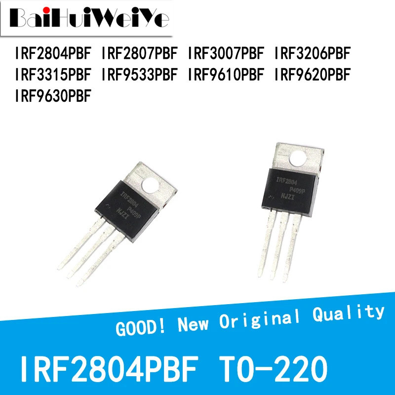 5 Chiếc IRF2804PBF IRF2807PBF IRF3007PBF IRF3206PBF IRF3315PBF IRF9533PBF IRF96510PBF IRF96220PBF IR
