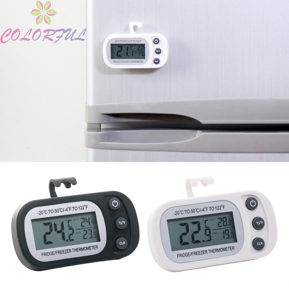 Home Thermometer Waterproof Digital For Fridge/Freezer White/black.45g