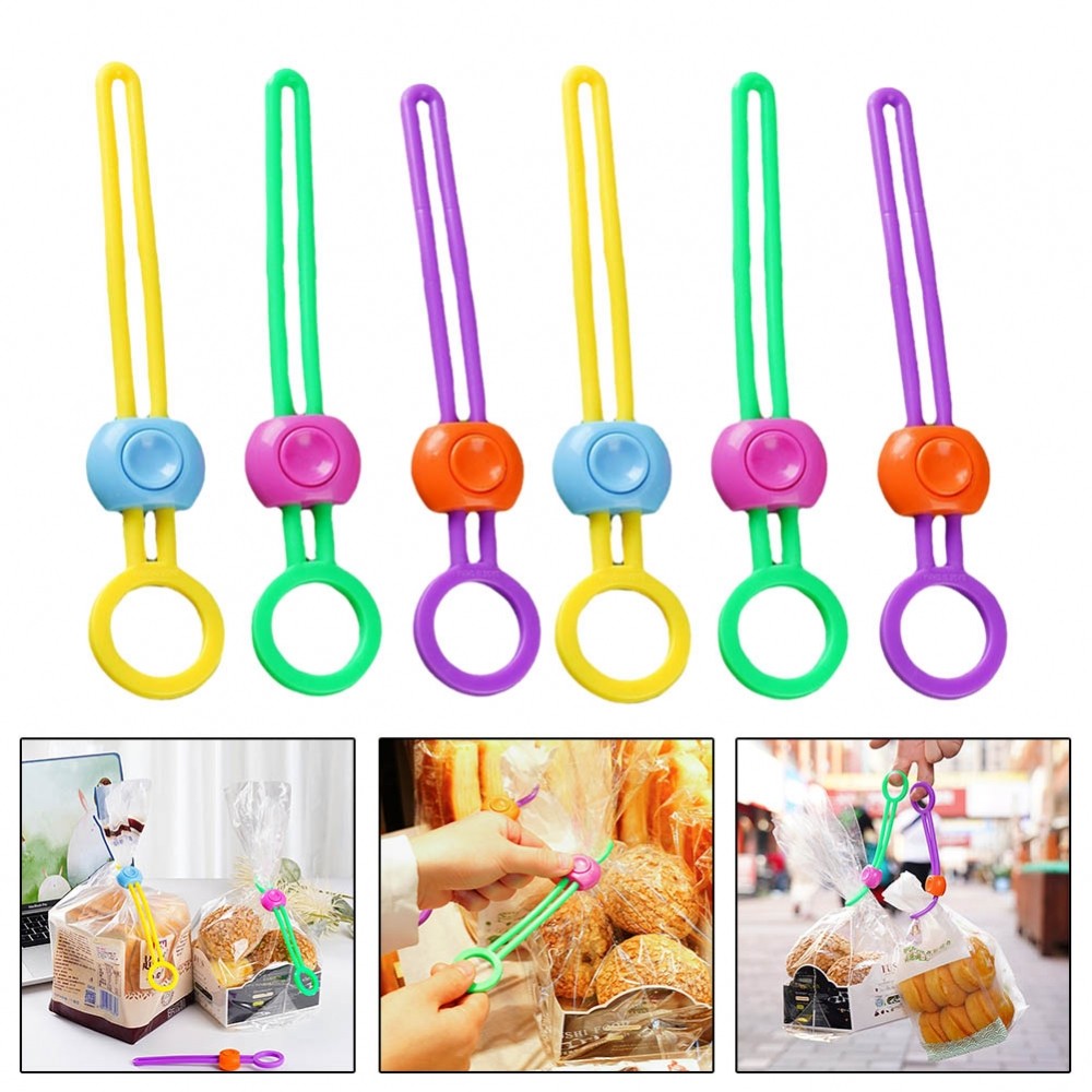 [DOLLDOLL-VN]Sealing Straps Gadgets Kitchen Multifunctional Organizer Silicone Snack