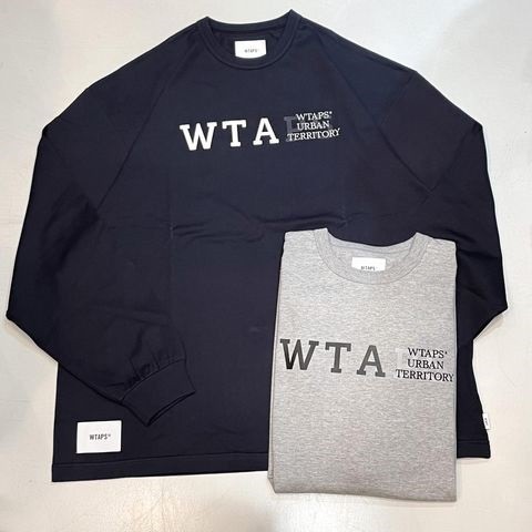 M5ZK WTAPS Japanese-style round-neck long sleeve T Men's printed casual loose-fitting basic top   Tr