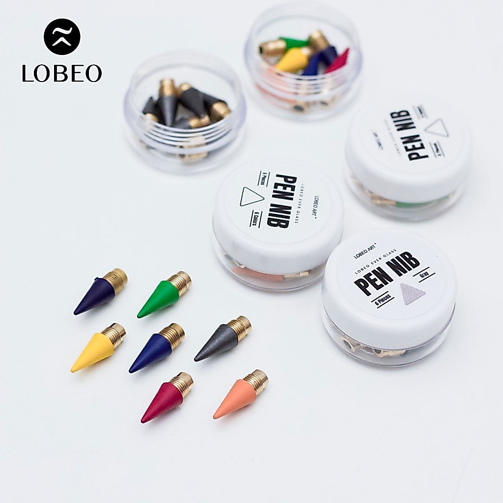 [LOBEO] Set 6 ngòi bút chì Lobeo Ever Glass Pen
