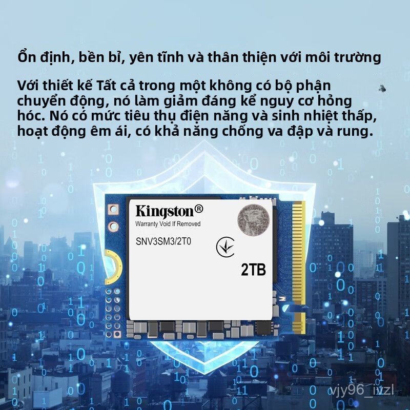 Ổ cứng SSD Kingston 500GB M.2 NVMe PCIe 4.0 tốc độ cao nâng cấp laptop PC ổn định bền bỉ nhất