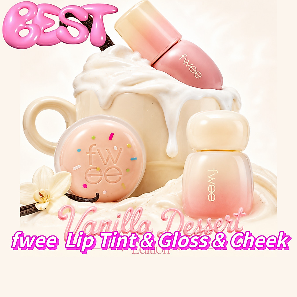 Quà tặng FREE Fwee Vanilla Dessert Edition Lip Tint / Son bóng / Son & Cheek