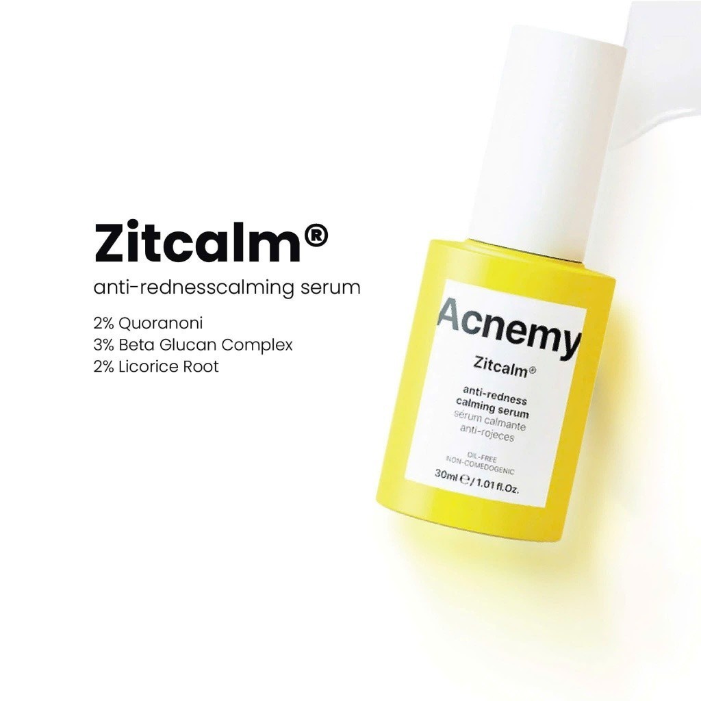 (Hàng công ty) Huyết thanh Serum làm dịu da Acnemy Zitcalm anti-redness calming serum 30ml | Serum p