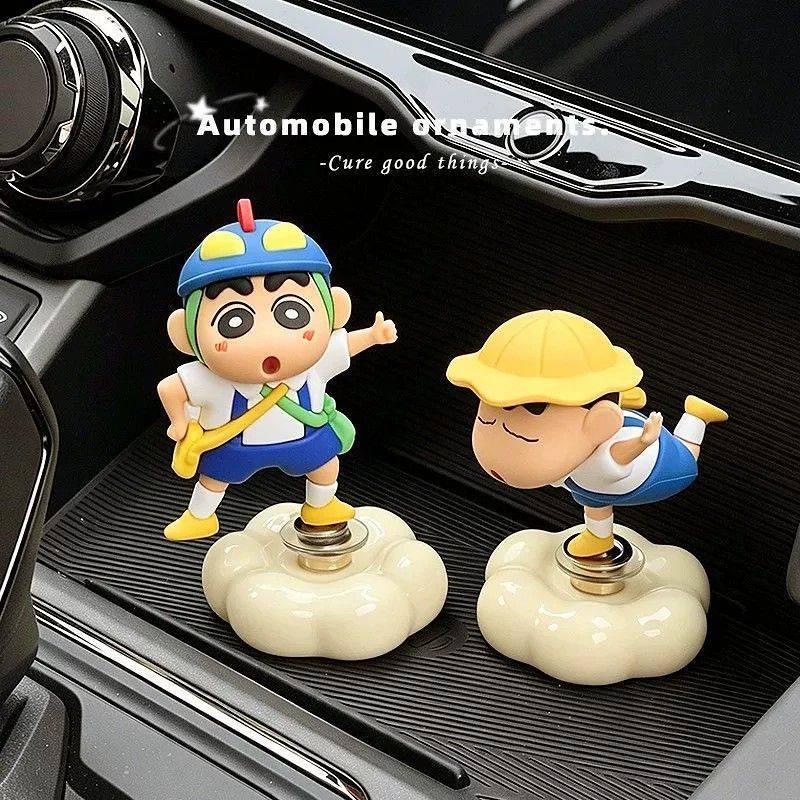 Phong Cách Mới Xoay Được Crayon Shin-Chan Hợp Thời Trang Chơi Hình Trang Trí Xe Người Ảnh Hưởng Giải