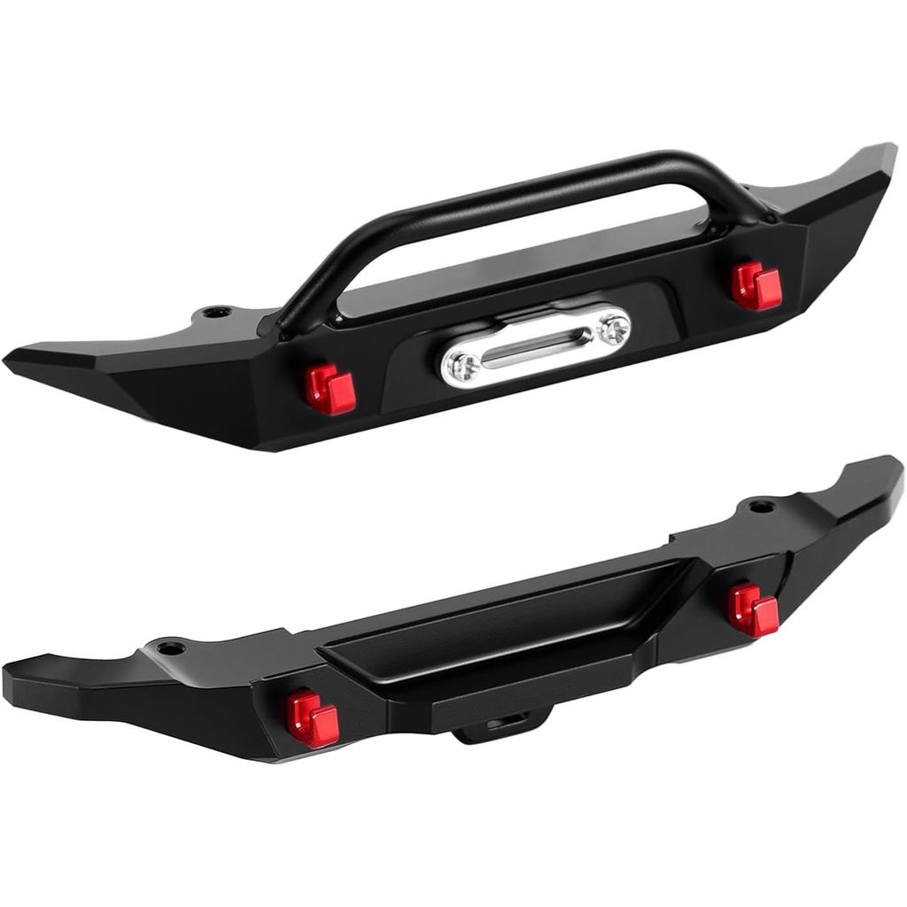 Thay thế cản trước bằng nhôm INJORA cho 1 / 30 trục SCX30 Bronco