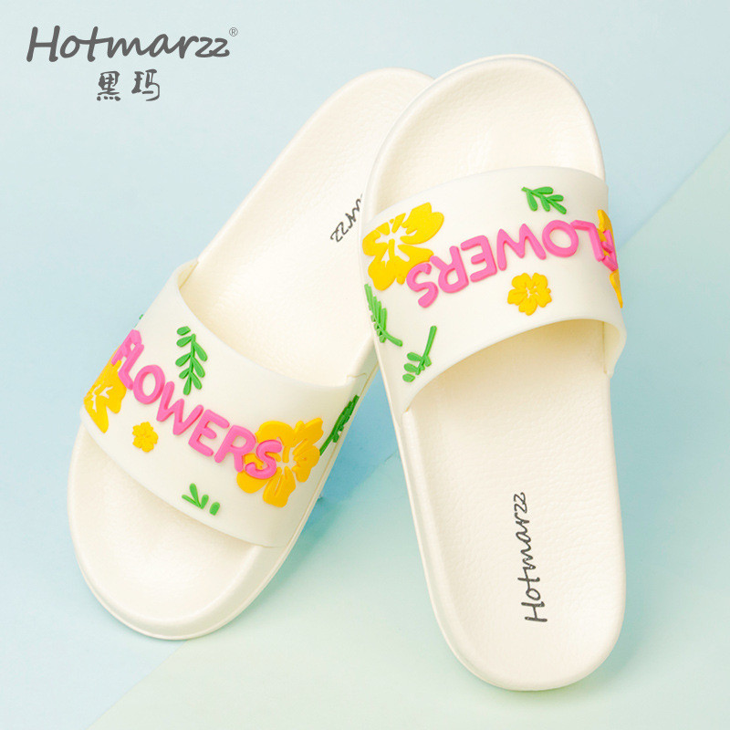 Hotmarzz Hotmarzz Dép Phòng Tắm Nữ Nước Ướt Flip-Flops pvc Dép Ngoài Trời Chống Trơn Trượt Dép Thườn