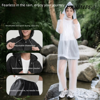 Bộ áo mưa URJUMPEA với nút bấm tăng cường, dễ dàng điều chỉnh, phù hợp cho xe đạp và hoạt động ngoại trời.