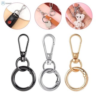 [JCAAAP] 1 / 3 / 5 Cái Kẹp Khóa Xoay Kim Loại Khóa Kết Nối Móc Chụp Mở Đôi Cho Đồ Thủ Công DIY Phụ Kiện Dây Buộc [ISO]