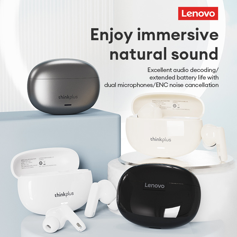 Tai nghe không dây Lenovo LP51 pro Bluetooth 5.4 Micro đơn Cuộc gọi Giảm tiếng ồn Tai nghe Bluetooth mở IPX5 | BigBuy360 - bigbuy360.vn