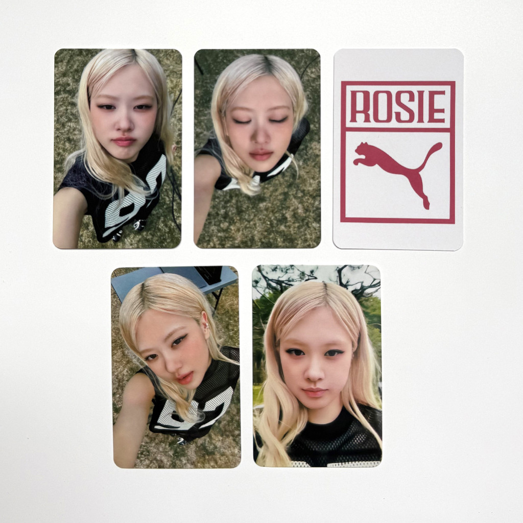 3-10 chiếc BP ROSE ROSIE JUMP DEADLINE Bưu thiếp LISA JENNIE JISOO Thẻ Lomo trong suốt ALTER EGO Phá