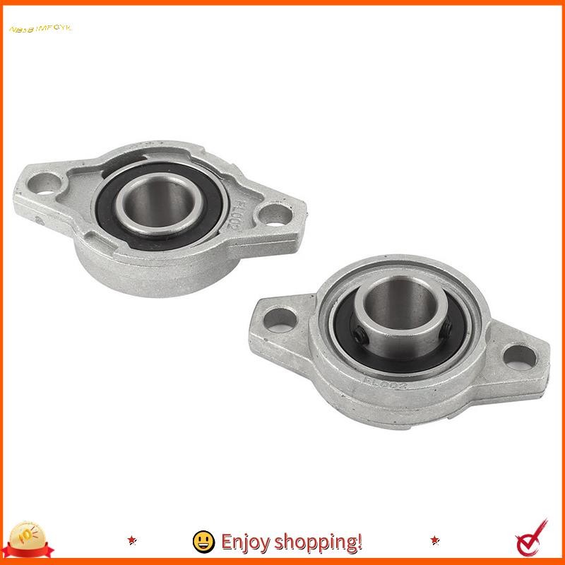 【 nb5b1mfcyk 】 KFL002 FL002 Khối gối tự căn chỉnh Mặt bích Vòng bi 15mm 2 CÁI