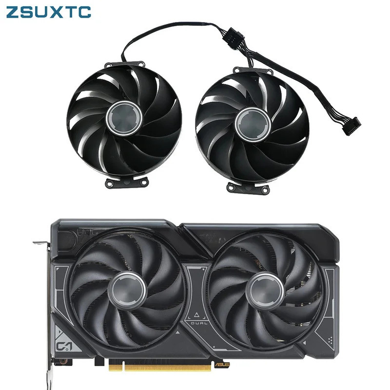 FD9015U12D RTX4060 4060Ti GPU Cooler Cho ASUS GeForce RTX 4060 Ti DUAL Card Đồ Họa Quạt Làm Mát