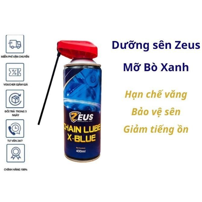 Dưỡng sên mỡ bò xanh cao cấp Zeus XBlue (400ml)