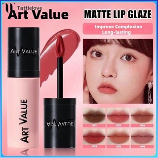 Tattielove ⚡⚡Son lì COD Art Value Lip Glaze Không khô Không dính Dễ lên màu Cải thiện làn da Không dễ phai Son bóng lâu trôi