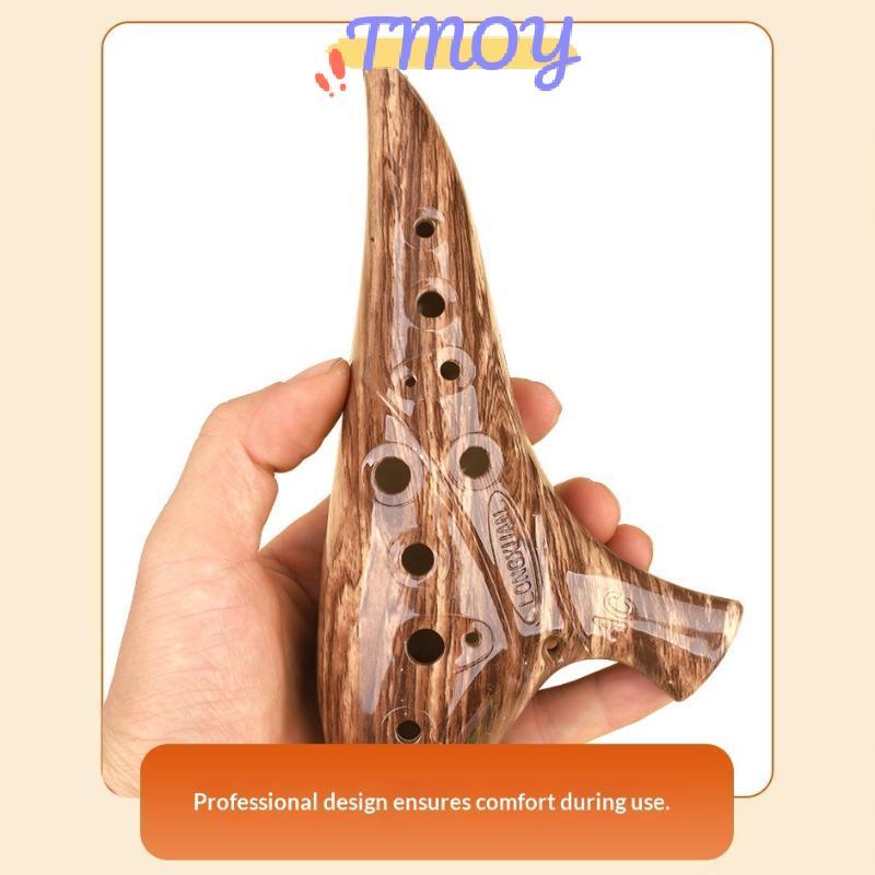 TMOY 12 Lỗ Ocarina Nhạc Cụ Ocarina Alto C Tone Nhựa Chuyên Nghiệp Ocarina Nhạc Cụ Dành Cho Người Yêu