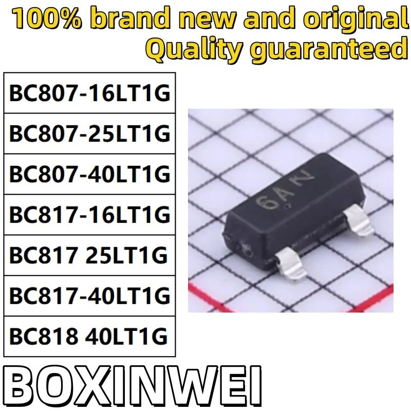 5 CÁI BC807-16LT1G BC807-25LT1G BC807-40LT1G BC817-16LT1G BC817 25LT1G BC817-40LT1G BC818 40LT1G SOT