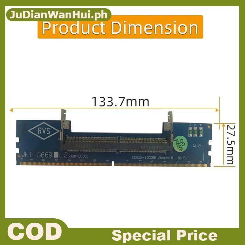 JuDianWanHui Laptop DDR5 RAM Sang Máy Tính Để Bàn DDR5 U-DIMM Adapter Bảo Vệ Thẻ Nhớ Bộ Chuyển Đổi D