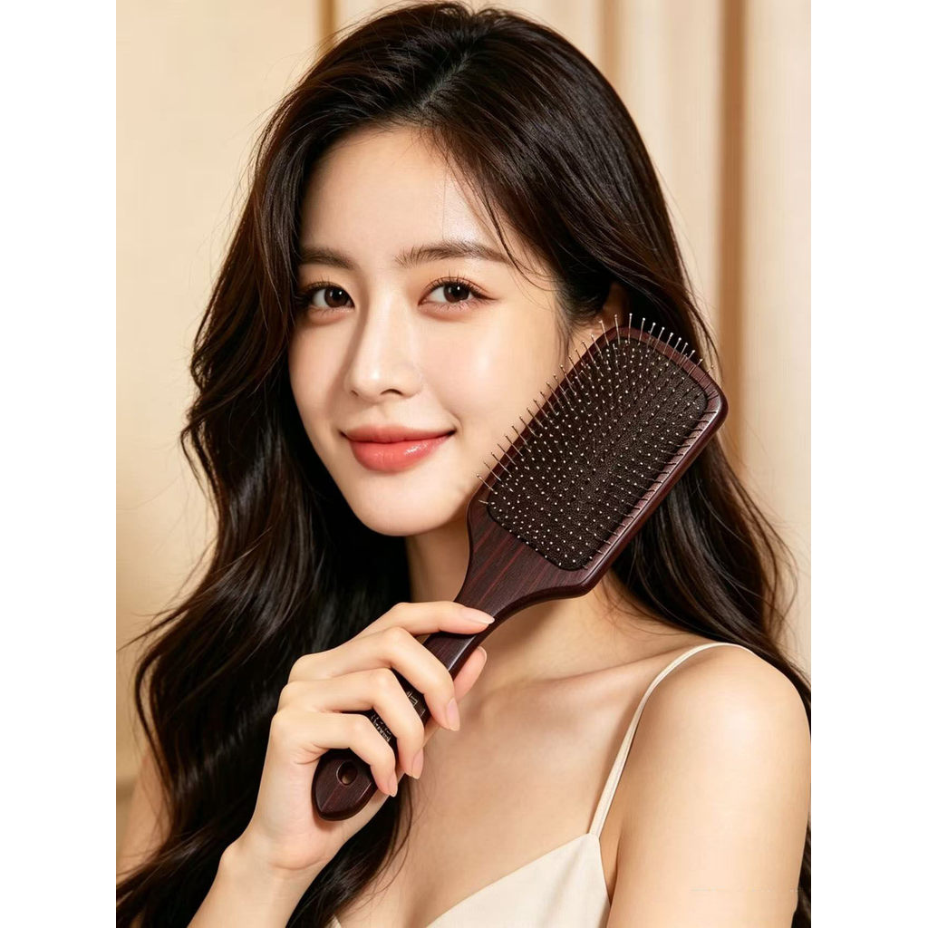 lược gỡ dối tóc lược gỡ dối Đệm Massage đầu KH Boutique không làm tổn thương Lược gỗ