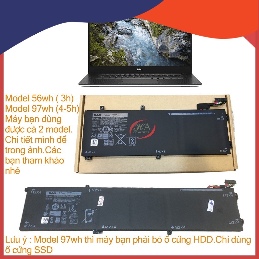 Pin Thay Thế Laptop Dell Precision 5530