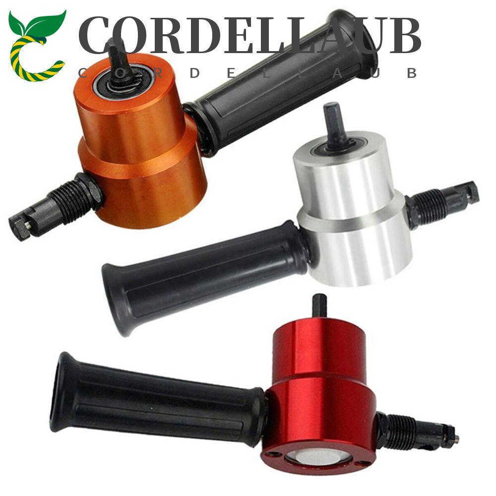 CORDELLAUB Cắt kim loại Nibbler, Nibbler hai đầu có thể điều chỉnh, Máy khoan điện cắt kim loại mới 