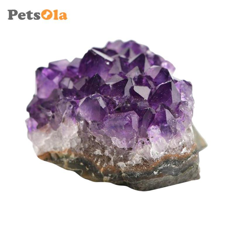 10-50g Geode Tinh Thể Tự Nhiên Cụm Thạch Anh Đũa Phép Điểm Năng Lượng Chữa Bệnh Khoáng Đá Mẫu Vật Tr