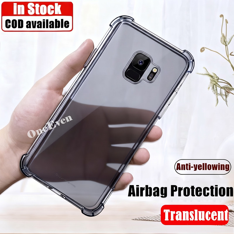 Dành Cho Samsung Galaxy S9 5.8 inch SM-G960F G960F FDS G960 series Silicon Mềm Mờ Đen Thạch Trong Su