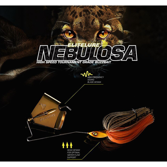 Elite Elite Elite Elite-Cloud Leopard Tractor Composite Sequins Râu Nam Head Trọng lượng 10g Tổng tr