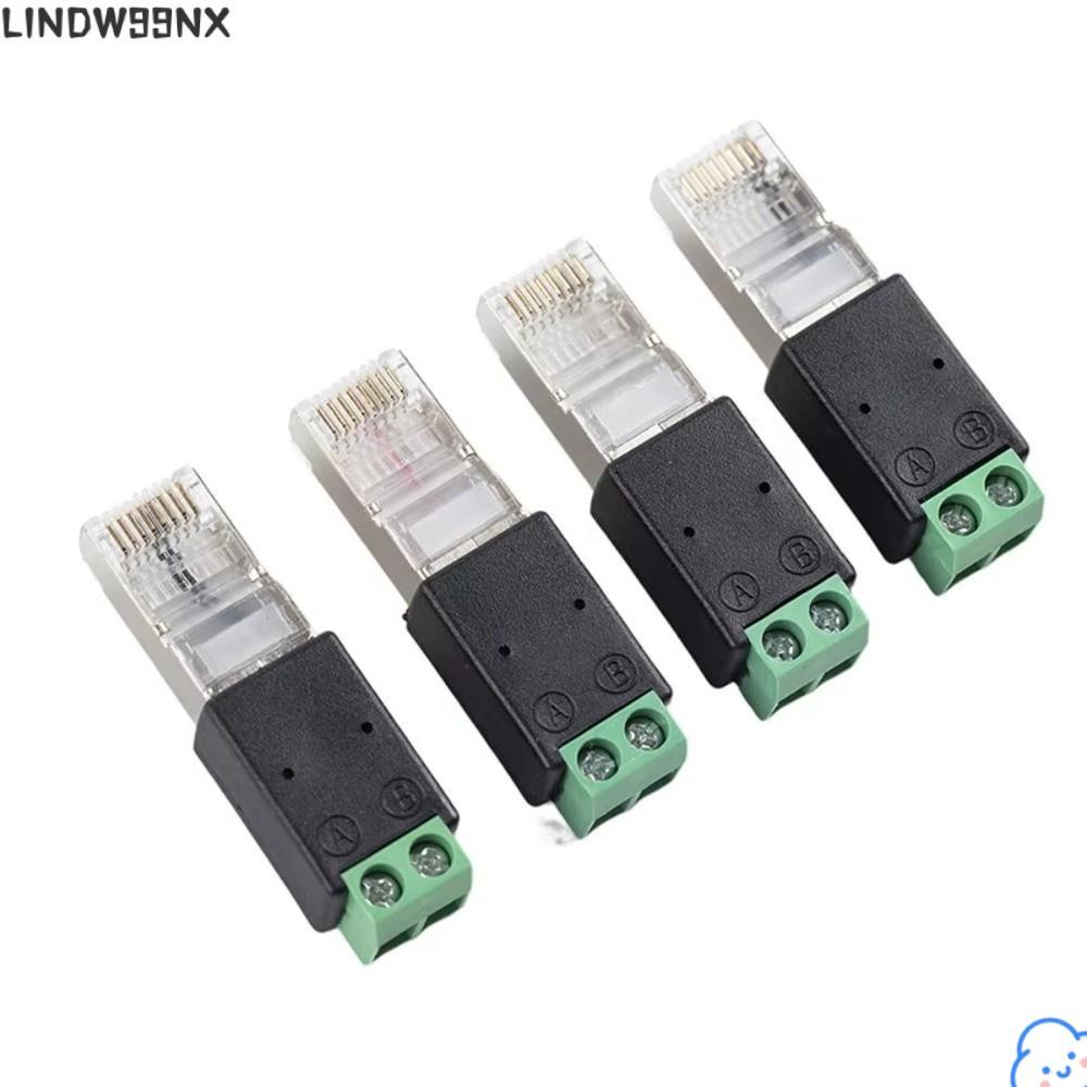 Bộ chuyển đổi LINDW99NX RJ45 sang RS485, Bộ chuyển đổi RJ45 Đầu nối đầu cuối RJ45 Bộ chuyển đổi đầu 