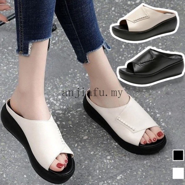 Giày xỏ ngón đế nêm thời trang mới mùa hè HM1 DLNC