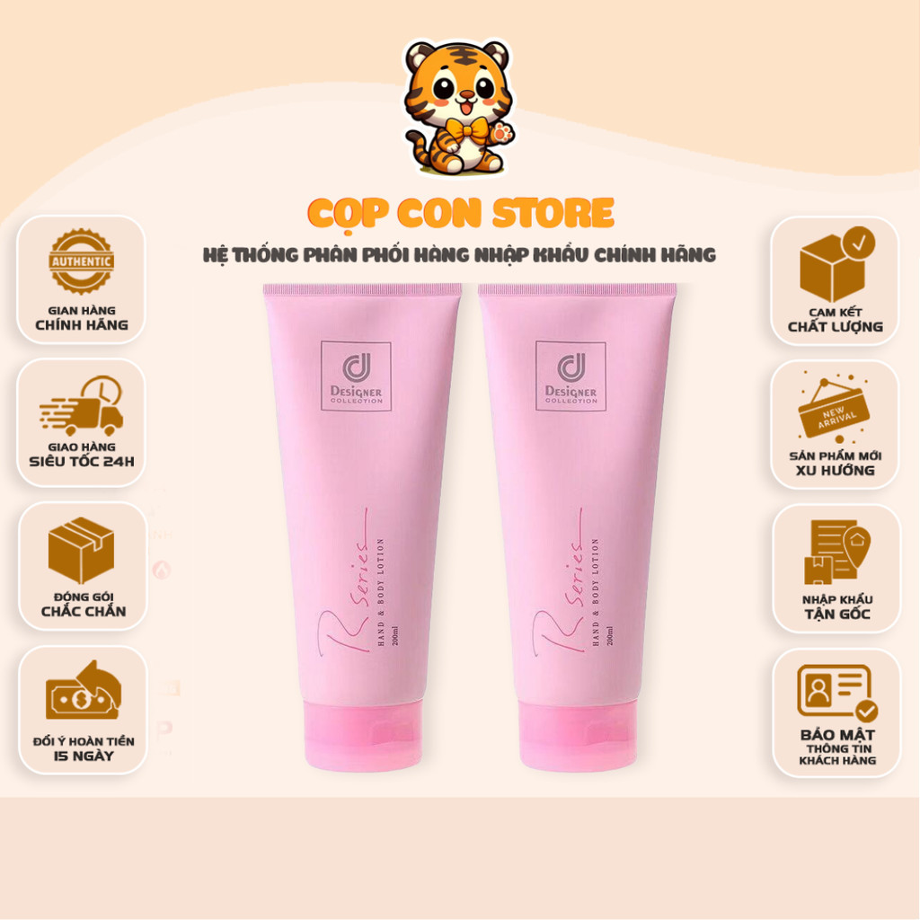 [CHÍNH HÃNG] Kem dưỡng thể Rseries hương nước hoa 200ml