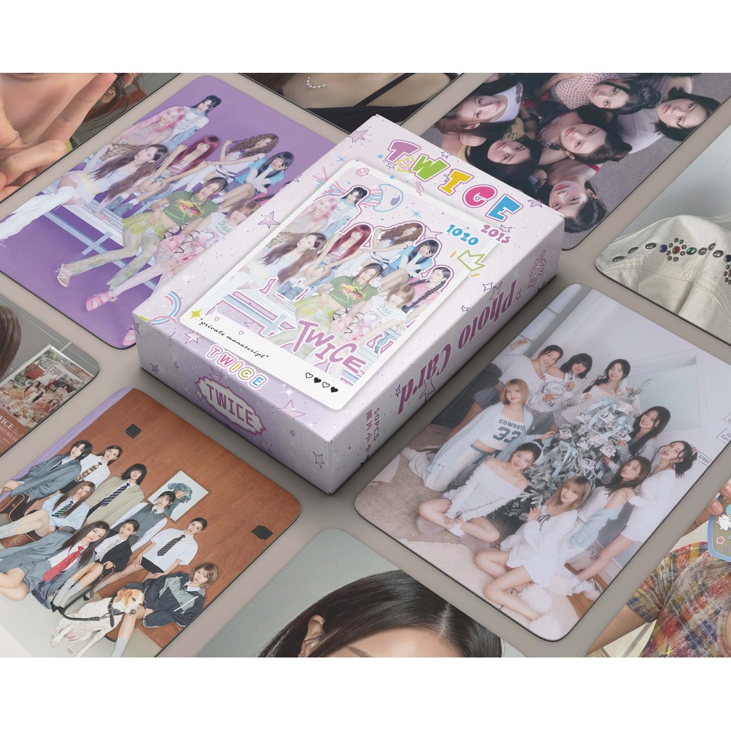 Bộ 50-55 Hai Lần Photocards Laser Lomo Cards Home 9round 2025 Lời chào mùa MISAMO Nayeon Jeongyeon M