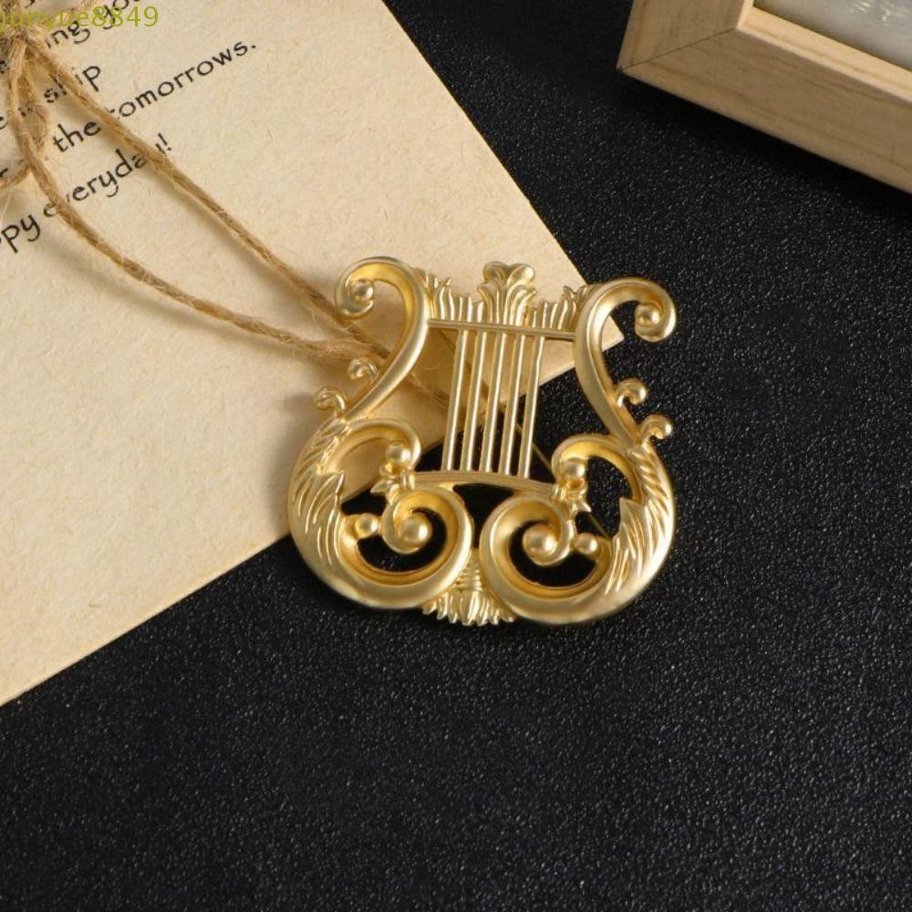 JUNYUE Eighth Note Pin, Chân Clef Treble Hợp Kim