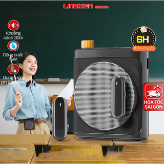  Loa trợ giảng có mic không dây cài áo M29 Pin 10-12h Mic thời gian 4-6h công suất 15W chuyên dụng cho giáo viên 