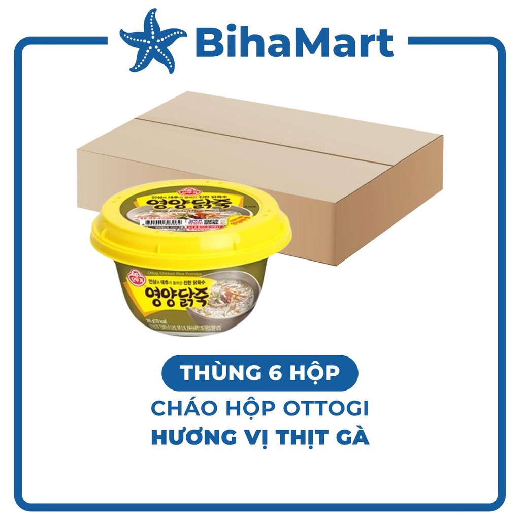 [THÙNG6HỘP]-OTTOGI- Cháo hộp Ottogi hương vị Thịt gà, Cháo gà Ottogi, Cháo Ottogi Thịt gà, Cháo Thịt