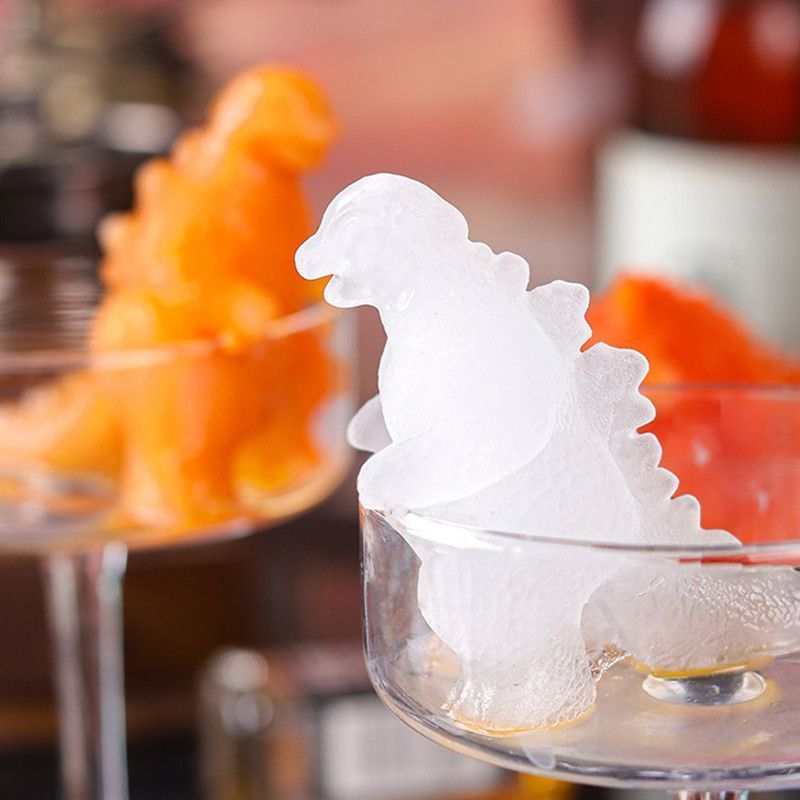 Ba Chiều Godzilla Monster Ice Cube Khuôn Sáng Tạo Frozen Ice Cube Ice Cube Handmade Khuôn Silicon if
