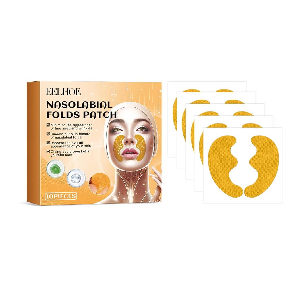Miếng dán nếp nhăn mũi chống lão hóa - Collagen & Jojoba Oil Infused Facial để giảm nếp nhăn & nếp n