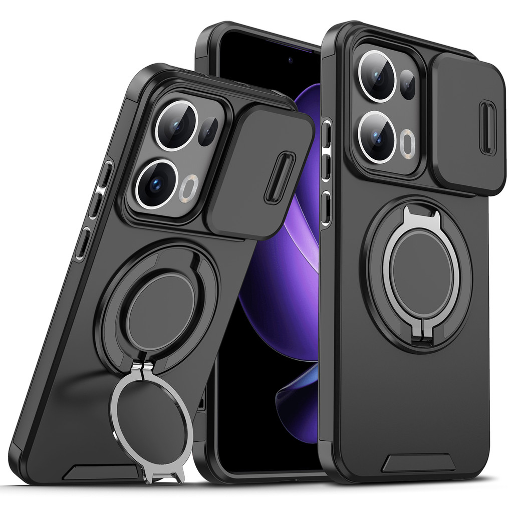 Dành Cho Oppo Reno13 Ốp Lưng OPPO Reno 13 Bao Oppo Reno13 Pro Vòng Từ Tính Giáp Trượt Ống Kính Máy Ả