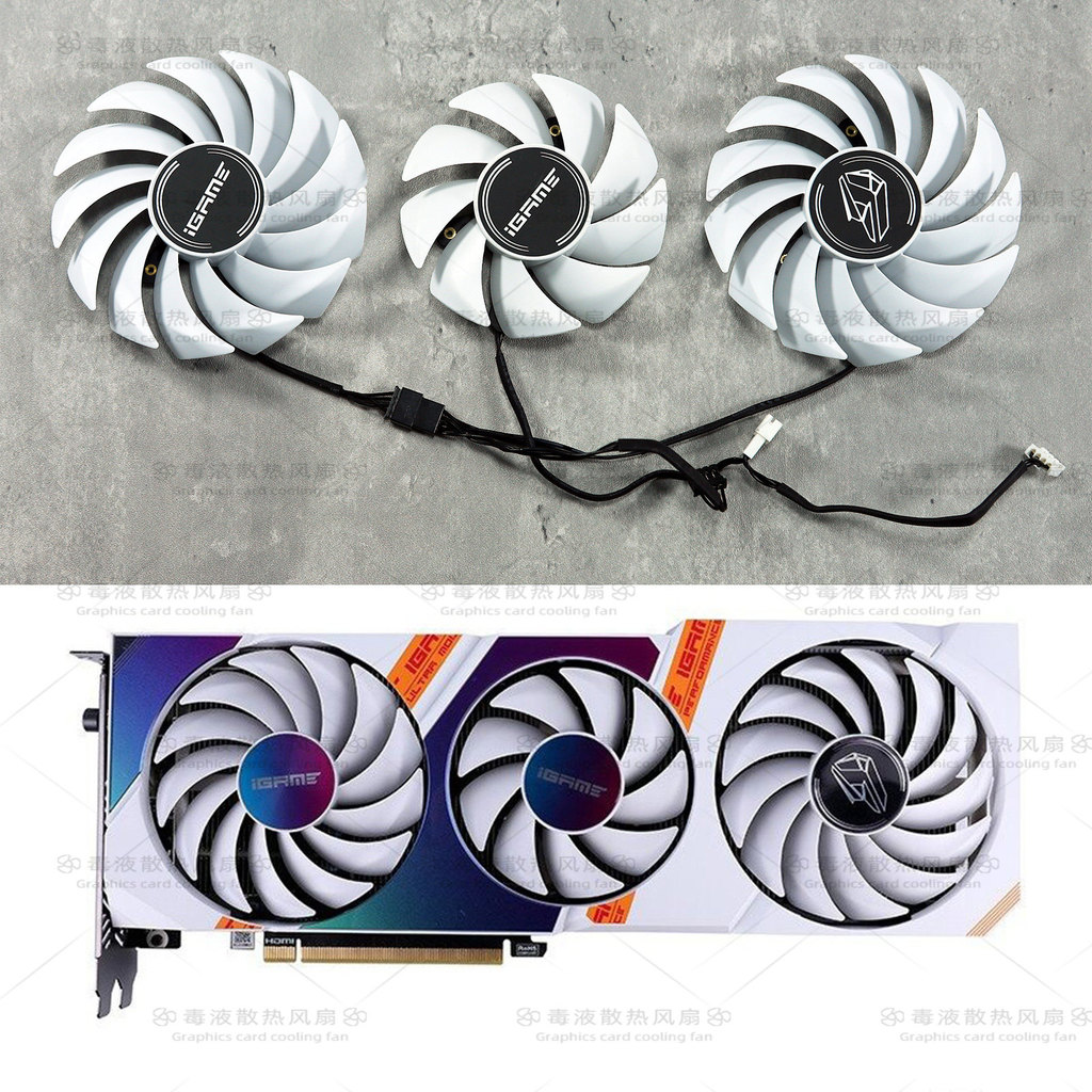 Nhiều Màu Sắc Cầu Vồng iGame GeForce RTX 2060 12G Ultra W Card Đồ Họa Làm Mát Ba Quạt
